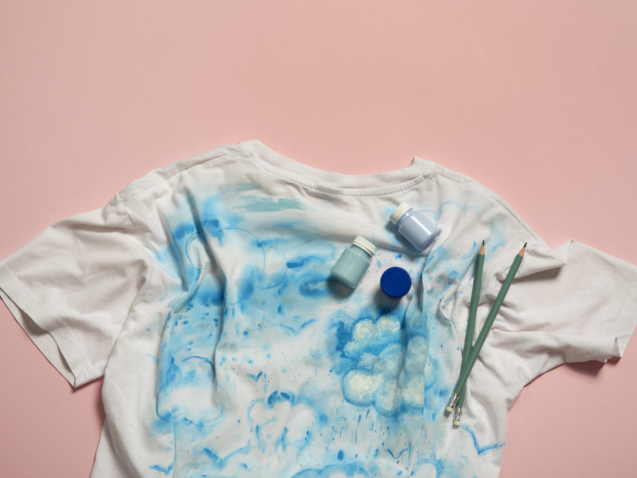 top-view-t-shirt-painting-still-life